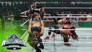 WWE 2K24 WRESTLEMANIA XL - WOMEN'S WORLD & NXT WOMEN'S NORTH AMERICAN CHAMPIONSHIP MATCH FATAL 4-WAY