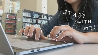 study with me | pomodoro session (no music, typing sound)