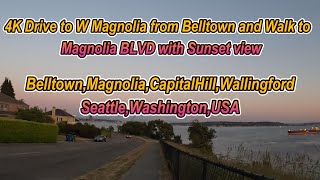 4K Drive from Belltown to Magnolia | Capital Hill| Wallingford| Seattle | Washington | USA.