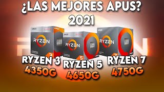 Las MEJORES APUS DEL 2021? || SERAN MEJORES Que EL RYZEN 5 3400G Y EL 3200G?