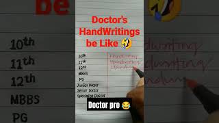 Doctor Pro #doctor #handwriting #shorts #trendingshort