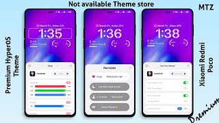 Premium HyperOS Theme for Xiaomi,Redmi,Poco 🤩 | Best HyperOS Amazing Theme for MTZ 🥰