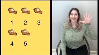 5 Pieces of Pumpkin Pie  - Thanksgiving song & finger play counting from 1 - 5 for kids with AAC