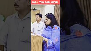 Tina dabi ma'am DM of Barmer #tinadabi 🌼#viralshorts #upsc