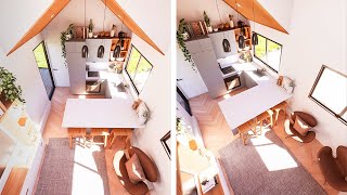 THE MOST BEAUTIFUL FLOOR PLAN TINY HOUSE ROCKY MOUNTAIN BY TINY EASY