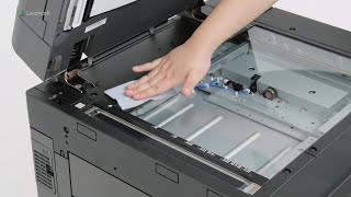 CX942/CX943/CX944/XC9445/XC9455/XC9465—Cleaning the scanner