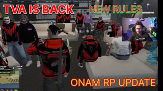 TVA is back , new rules,  onam update @eaglegamingop  is back to rp  #gta #gta5 #onam #eaglegaming