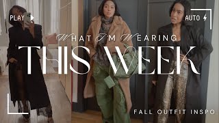 WHAT TO WEAR THIS WEEK | FALL OUTFIT INSPO, EVENTS, DINNER, & MEETINGS