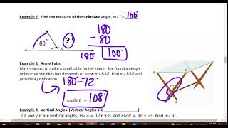 Lesson 2.1, Day 2 Angles & Congruence