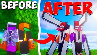 We Become Chainsaw Man In Minecraft…