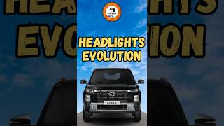 Headlights evolution 😱❌ #shortsfeed #shortsviral