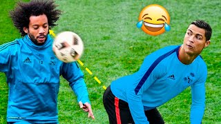 Funny Moments in Training! Cristiano Ronaldo, Neymar, Messi...