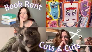 Cats at Vets & Hair Cuts this week | a Lengthy Book Culture Rant and some more Medical News