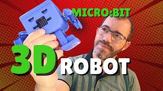 O que você AINDA Não SABE sobre O Microbit Biped Robo | IMPRESSO em 3D