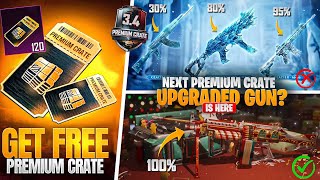 Next Premium Crate Upgradeable Gun Is Here? | Glacier And Xmas Theme Guns | Pubgm\Bgmi