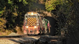 3 SD40s and an SD60M Highball thru Western PA - 9/28/2023