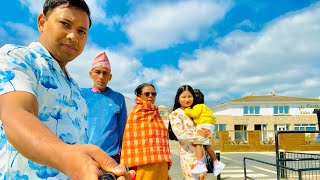 Tramore beach and Waterford city,Ireland with Family 💕 ममी बाबा लाई जाडो भयो रे Ireland को समरमा😝