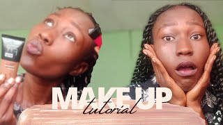 DIY: step by step on how to do a very  simple makeup *interesting*/GET READY WITH ME