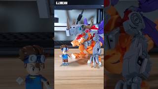 數碼寶貝 機械暴龍獸 森寶 609319 開箱 / Digimon Metal Greymon SEMBO  Unbox / デジモン メタルグレイモン 開封 / 類樂高 legolike