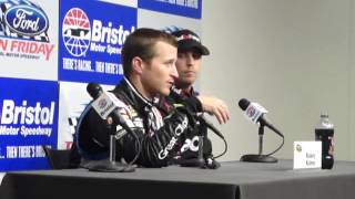 Hamlin, Kahne talk about finishing No. 2 and 3 in Food City 500 qualifying