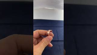 Custom Made Cartier Love Ring 18K Rose Gold Size 57 For Men And Women