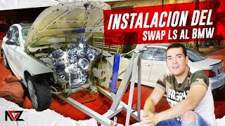 PROYECTO BMW 135i LSMx🇲🇽| LIMPIEZA DE MOTOR, MEDIDAS, DISEÑO Y CORTE DE SOPORTES⚙️🏁| CAPITULO 2