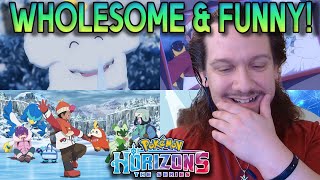 A SNOWY, COMICAL & WHOLESOME JOURNEY!! Pokémon Horizons Episode 60 REACTION!