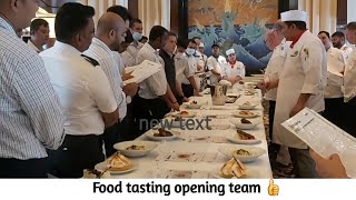 Food tasting opening team👍 | I Work on a Cruise ship 🚢