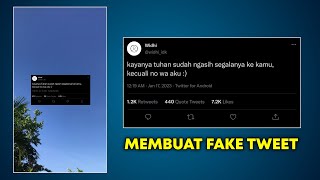 Cara Membuat Fake Tweet Tanpa Aplikasi di Google