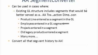 CRG AA Segment Converter