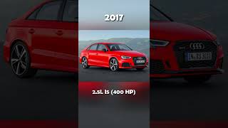 Evolution of Audi RS3 (2011~2023) #sportsedan