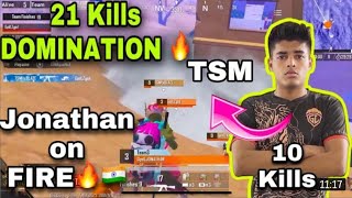 Dil se godlike | Jonathan on fire | 21 kill chicken dinner🔥| Diwali Battle | Esports highlights