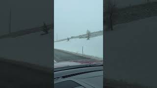 Helena Montana to Billings Montana on a snowy / rainy April day