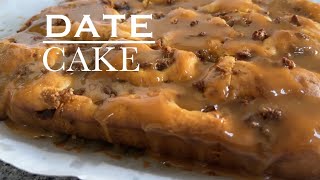 Quick And Easy Dates Cake With Caramel Sauce || Make This Amazing Recipe Must Try #arabicrecipe