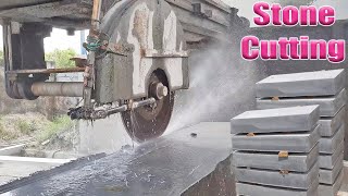 Small Scale Industry | Amazing GRANITE STONE Cutting machine process with fully automated technology