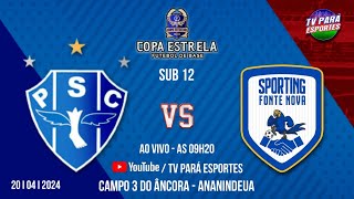 PAYSANDU X SPORTING FONTE NOVA - AO VIVO COM IMAGENS