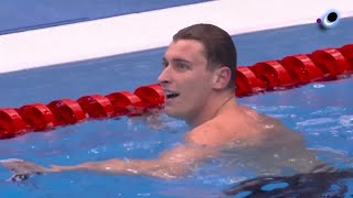 Maxime Grousset en bronze sur 100 m nage libre