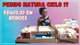 🎁💰Abertura de caixa Natura ciclo 17 com muitos brindes #natura #promoções #presente