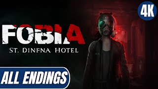 FOBIA  ST. DINFNA HOTEL - ALL ENDINGS (Good Ending & Bad Ending)