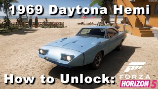 How to unlock 1969 Dodge Charger Daytona Hemi - Forza Horizon 5