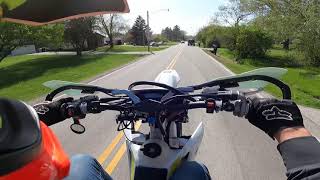 2019 FE husqvarna 501 Supermoto First Ride