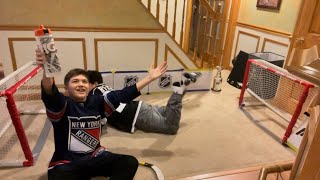 Domenic:Kings Vs Mark:Rangers Knee Hockey Game 4