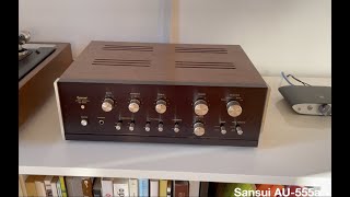 Listening Sansui au555a.