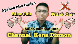 Channel Kena Dismonetisasi Apakah Bisa Cair !...