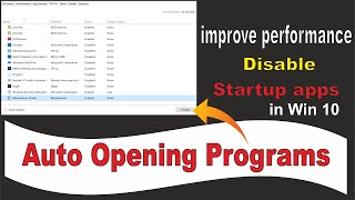 How to disable Startup Apps and make faster your laptop
