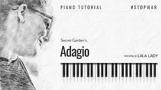 Adagio | Secret Garden | Piano Tutorial🎹