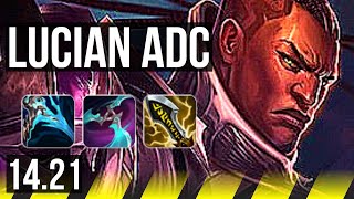 LUCIAN & Nami vs CAITLYN & Senna (ADC) | Rank 5 Lucian, 12/1/2, Legendary | TR Grandmaster | 14.21