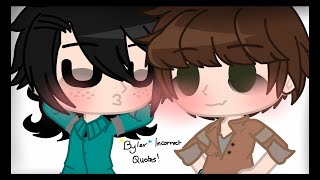 Byler Incorrect Quotes! // ST // Byler // Ft. The Party!