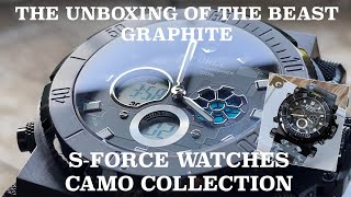 S-FORCE WATCHES GRAPHITE CAMO COLLECTION UNBOXING TOBY WOOLLEY Discount Code Woolley15