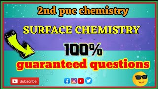 surface chemistry most important questions for the 2nd puc final exam 2022